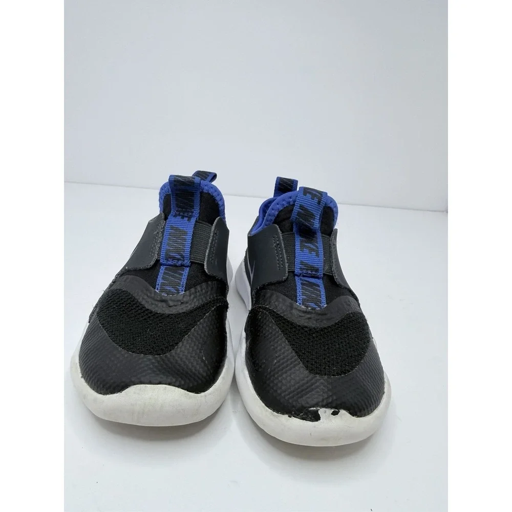 New Nike Flex Runner (TD) Blue White Toddler Slip On Shoes Size 9 C Comfort